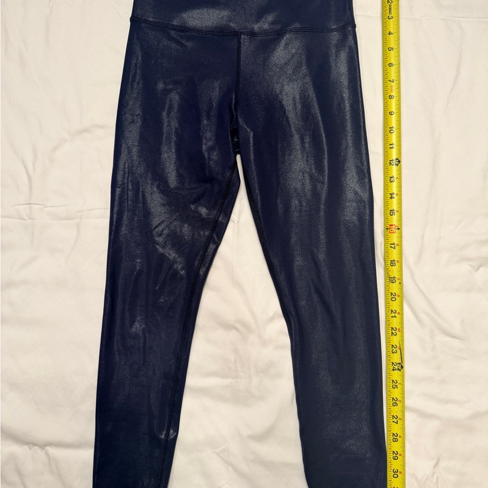 ZYIA Active Metallic Blue Leggings